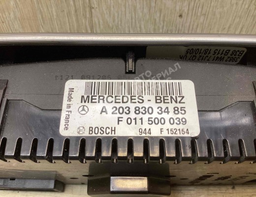 Блок управления печки/климат-контроля Mercedes C (W203) 2004-2007 рестайлинг  Mercedes C C (W203) 2004-2007 рестайлинг