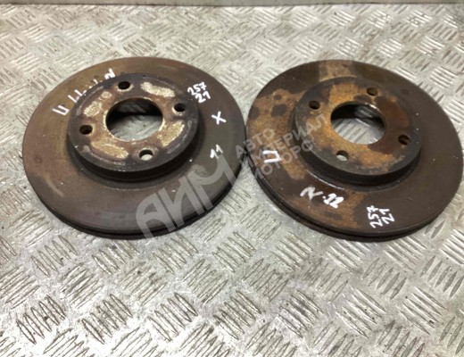 Диск тормозной передний Mazda 2 I (DY) 2005-2007 рестайлинг  Mazda 2 2 I (DY) 2005-2007 рестайлинг