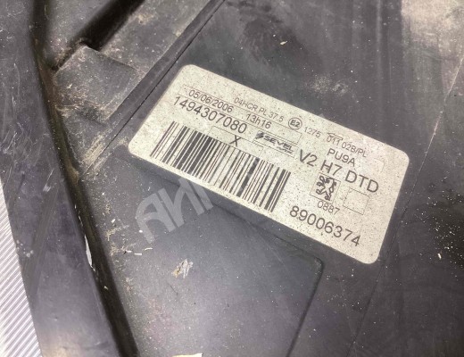 Фара правая Peugeot 807 2002-2014  Peugeot 807 807 2002-2014