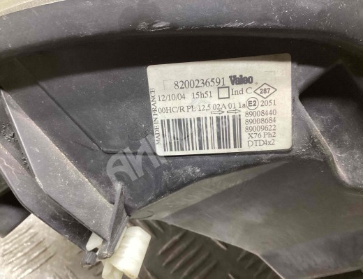 Фара правая Renault Kangoo I 2003-2007 рестайлинг  Renault Kangoo Kangoo I 2003-2007 рестайлинг