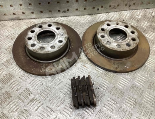 Диск тормозной задний Skoda Octavia A5 (1Z) 2004-2008  Skoda Octavia Octavia A5 (1Z) 2004-2008