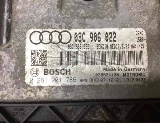 Блок управления двигателем Audi A3 II (8P) 2008-2012 2-й рестайлинг  Audi A3 A3 II (8P) 2008-2012 2-й рестайлинг