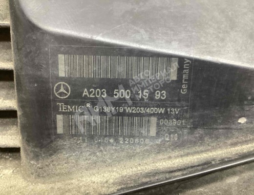 Вентилятор радиатора Mercedes C (W203) 2004-2007 рестайлинг  Mercedes C C (W203) 2004-2007 рестайлинг