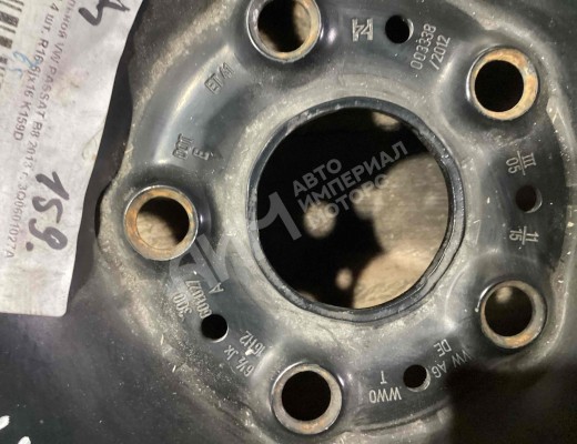 Диск штампованный Volkswagen Passat B6 (3C) 2005-2010  Volkswagen Passat Passat B6 (3C) 2005-2010