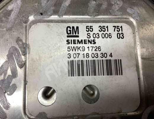 Блок управления двигателем Opel Astra G 1998-2004  Opel Astra Astra G 1998-2004