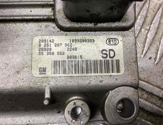 Блок управления двигателем Opel Corsa C 2000-2003  Opel Corsa Corsa C 2000-2003