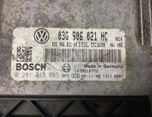 Блок управления двигателем Volkswagen Golf+ V (5M) 2005-2014  Volkswagen Golf Plus Golf+ V (5M) 2005-2014