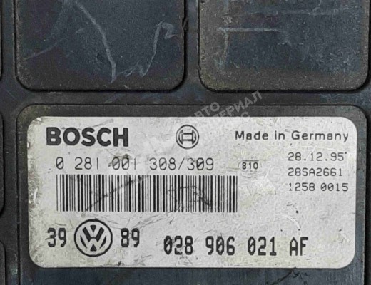 Блок управления двигателем Volkswagen Golf III (1H) 1991-1997  Volkswagen Golf Golf III (1H) 1991-1997