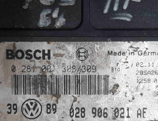Блок управления двигателем Volkswagen Golf III (1H) 1991-1997  Volkswagen Golf Golf III (1H) 1991-1997
