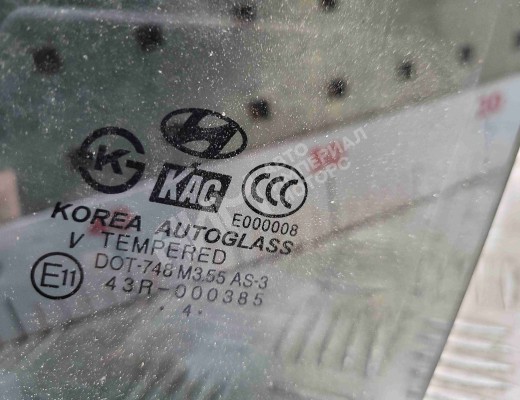 Стекло двери задней левой Hyundai Terracan (HP) 2001-2007  Hyundai Terracan Terracan (HP) 2001-2007