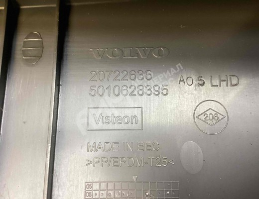 Пластик салона Volvo FL II 2006-н.в.  Volvo FL FL II 2006-н.в.
