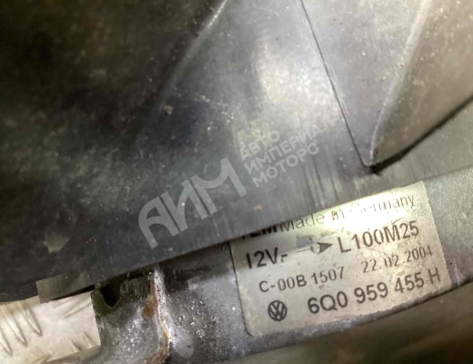 Вентилятор радиатора Skoda Fabia I (6Y) 1999-2004  Skoda Fabia Fabia I (6Y) 1999-2004