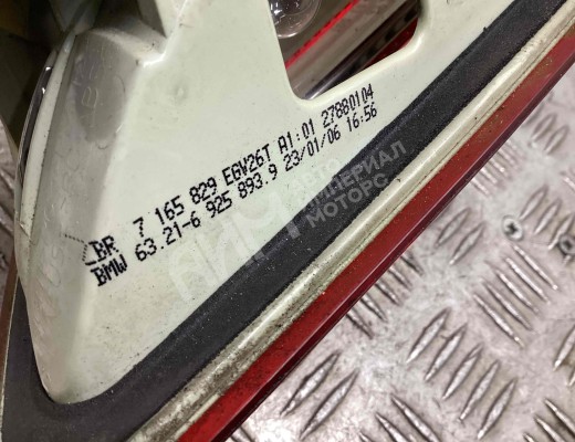 Фонарь крышки багажника левый BMW 5-Series (E60/61) 2003-2007  BMW 5-Series 5-Series (E60/61) 2003-2007