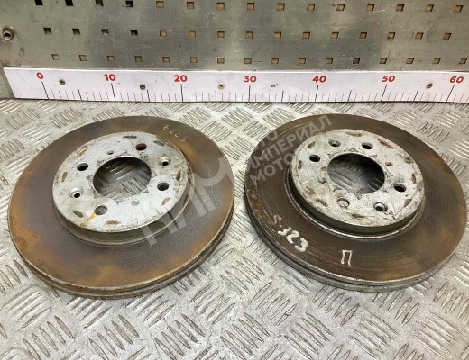 Диск тормозной передний  Honda Jazz I (GD5) 2002-2008