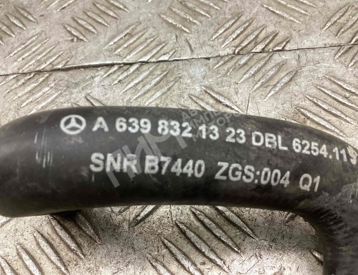 Патрубок отопителя (печки) Mercedes Viano (W639) 2003-2015  Mercedes Viano Viano (W639) 2003-2015