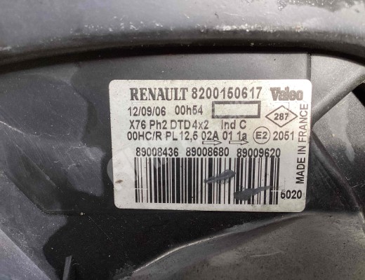 Фара правая Renault Kangoo I 2003-2007 рестайлинг  Renault Kangoo Kangoo I 2003-2007 рестайлинг