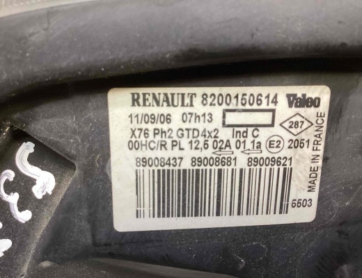 Фара левая Renault Kangoo I 2003-2007 рестайлинг  Renault Kangoo Kangoo I 2003-2007 рестайлинг