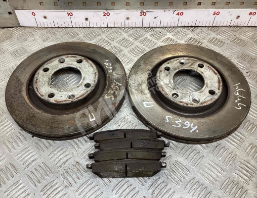 Диск тормозной передний  Peugeot 206 (2A, 2E) 1998-2003