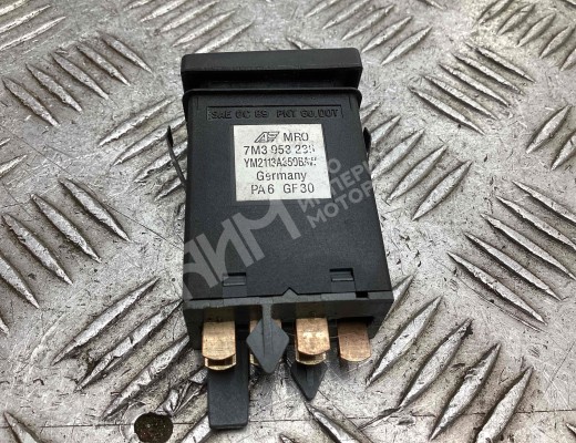 Кнопка аварийной сигнализации Volkswagen Sharan I (7M) 2000-2003 рестайлинг  Volkswagen Sharan Sharan I (7M) 2000-2003 рестайлинг