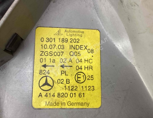 Фара правая Mercedes Vaneo 2002-2005  Mercedes Vaneo Vaneo 2002-2005