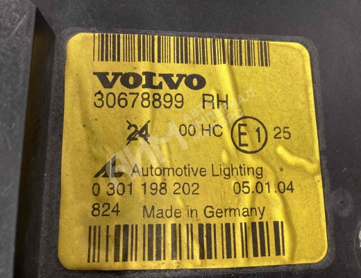 Фара правая Volvo V50 (MW) 2003-2007  Volvo V50 V50 (MW) 2003-2007