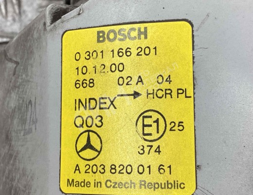 Фара левая Mercedes C (W203) 2000-2004  Mercedes C C (W203) 2000-2004