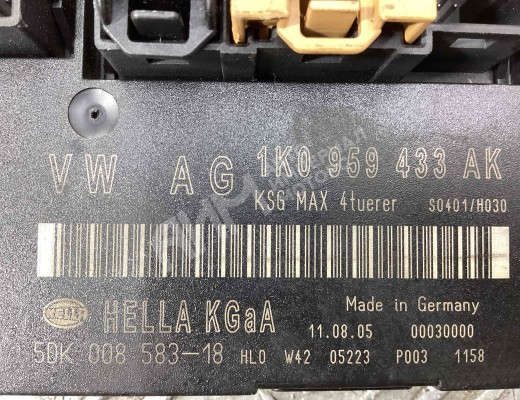 Блок комфорта Volkswagen Golf V (1K) 2004-2009  Volkswagen Golf Golf V (1K) 2004-2009