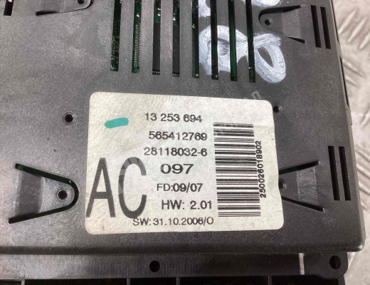Дисплей Opel Zafira B 2005-2008  Opel Zafira Zafira B 2005-2008
