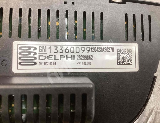Блок управления печки/климат-контроля Opel Astra J 2009-2015  Opel Astra Astra J 2009-2015