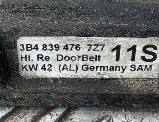 Молдинг стекла двери задней правой наружный Volkswagen Passat B5+ (3B) 2000-2005 рестайлинг  Volkswagen Passat Passat B5+ (3B) 2000-2005 рестайлинг