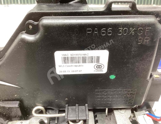 Замок двери передней правой Volkswagen Golf V (1K) 2004-2009  Volkswagen Golf Golf V (1K) 2004-2009