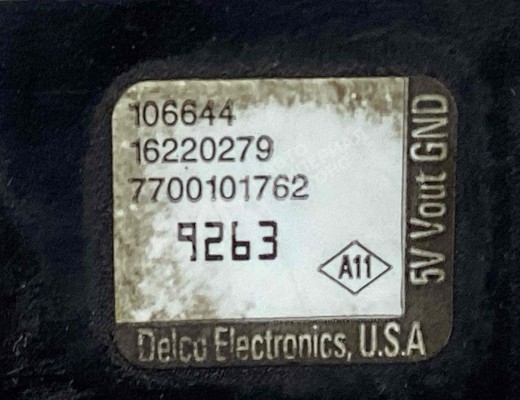 Датчик абсолютного давления Renault Kangoo I 1997-2003  Renault Kangoo Kangoo I 1997-2003
