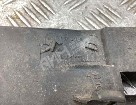 Заглушка (решетка) в бампер передний Audi A4 B5 (8D) 1994-1999  Audi A4 A4 B5 (8D) 1994-1999