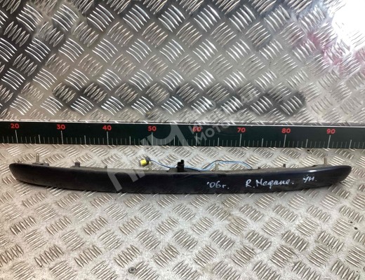 Накладка подсветки номера  Renault Megane II 2002-2006