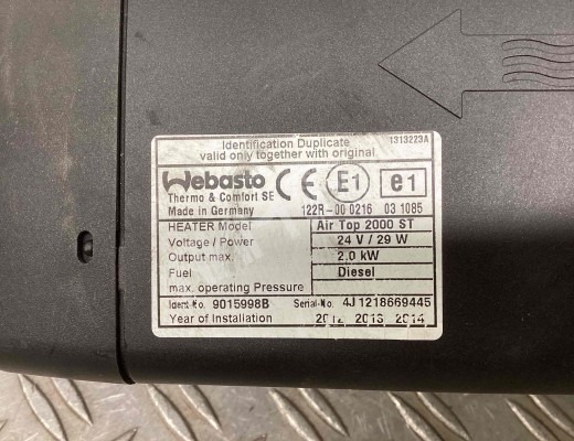 Автономный отопитель Renault Premium II 2006-2013  Renault Premium Premium II 2006-2013