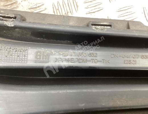 Заглушка (решетка) в бампер передний Opel Zafira A 1999-2003  Opel Zafira Zafira A 1999-2003