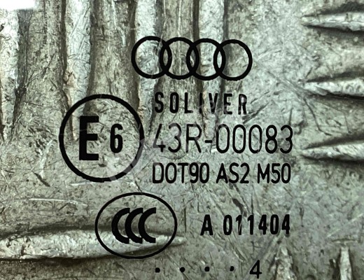 Стекло двери передней левой Audi A6 C5 (4B) 2001-2004 рестайлинг  Audi A6 A6 C5 (4B) 2001-2004 рестайлинг
