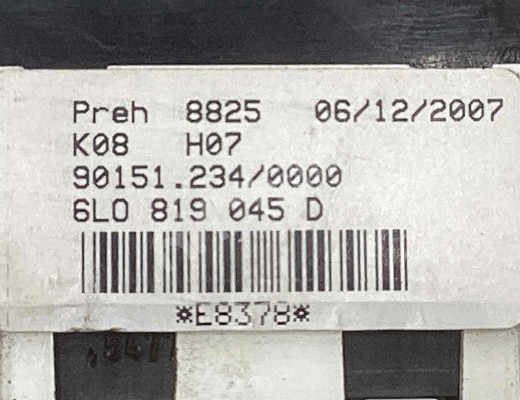 Блок управления печки/климат-контроля Seat Ibiza III (6L) 2002-2008  Seat Ibiza Ibiza III (6L) 2002-2008