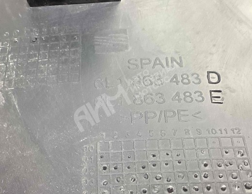 Пластик салона Seat Ibiza III (6L) 2002-2008  Seat Ibiza Ibiza III (6L) 2002-2008