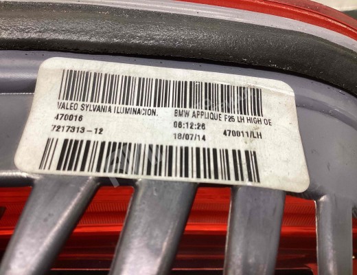 Фонарь крышки багажника левый BMW X3 (F25) 2010-2017  BMW X3 X3 (F25) 2010-2017