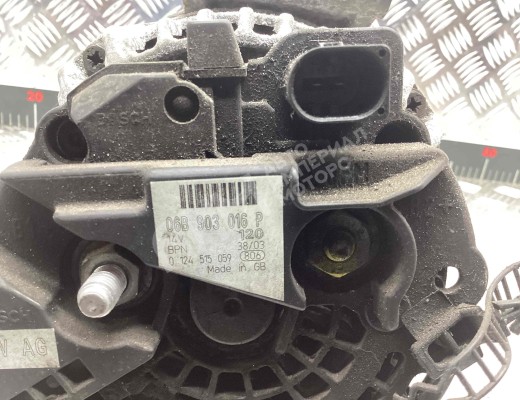 Генератор Audi A4 B6 (8EC, 8E5) 2000-2004  Audi A4 A4 B6 (8EC, 8E5) 2000-2004