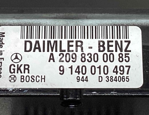 Блок управления печки/климат-контроля Mercedes C (W203) 2000-2004  Mercedes C C (W203) 2000-2004