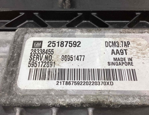 Блок управления двигателем Chevrolet Cruze I (J300) 2009-2015  Chevrolet Cruze Cruze I (J300) 2009-2015