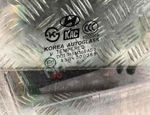 Стекло двери задней правой Hyundai Terracan (HP) 2001-2007  Hyundai Terracan Terracan (HP) 2001-2007