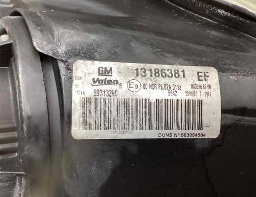 Фара левая Opel Corsa D 2006-2010  Opel Corsa Corsa D 2006-2010