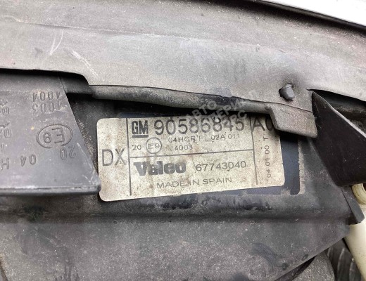 Фара правая Opel Vectra B 1999-2002 рестайлинг  Opel Vectra Vectra B 1999-2002 рестайлинг