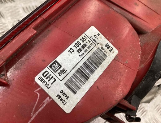 Фонарь задний правый Opel Corsa D 2010-2014 рестайлинг  Opel Corsa Corsa D 2010-2014 рестайлинг