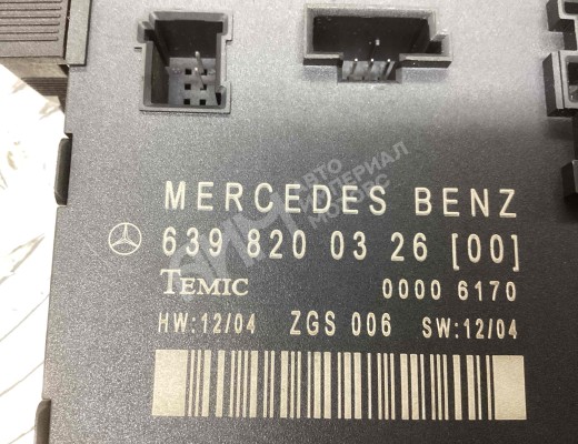 Блок управления двери передней правой Mercedes Vito II (W639) 2003-2010  Mercedes Vito Vito II (W639) 2003-2010