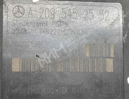 Блок ABS Mercedes C (W203) 2000-2004  Mercedes C C (W203) 2000-2004