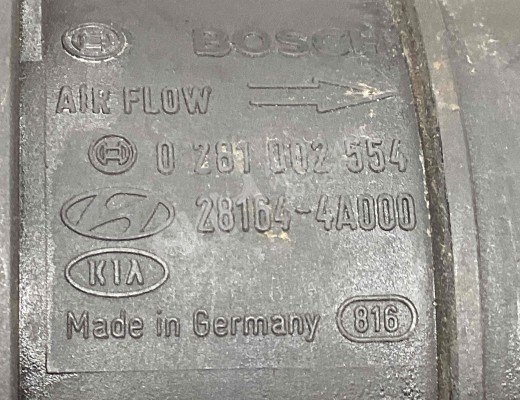 Расходомер воздуха Kia Carnival I (GQ) 1998-2006  Kia Carnival Carnival I (GQ) 1998-2006
